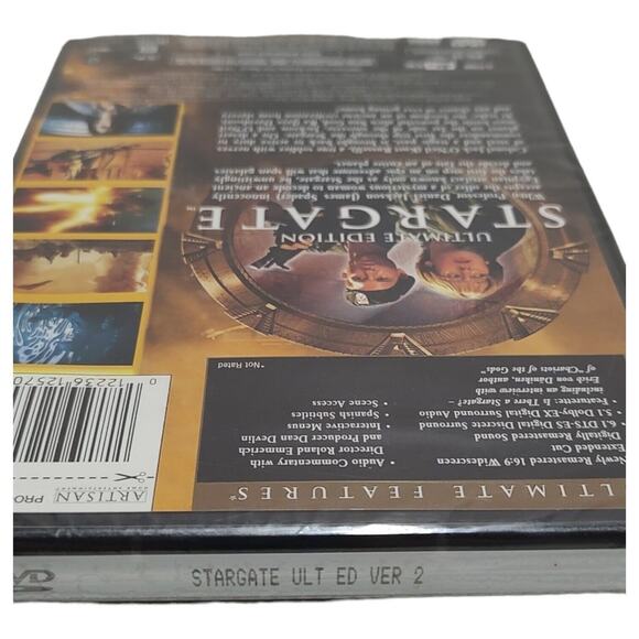 Vntg Stargate 1994 Dvd Ultimate Edition Extended Cut Kurt Russell Movie Action - Picture 3 of 15